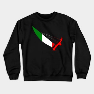 Italy catamaran trapeze sailing Crewneck Sweatshirt